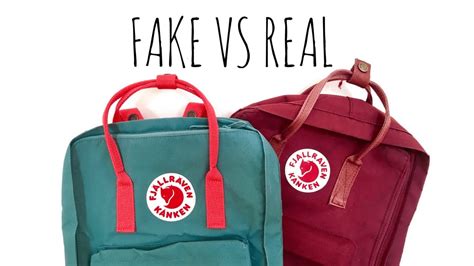 kanken bag real vs fake|fjällräven kanken genuine.